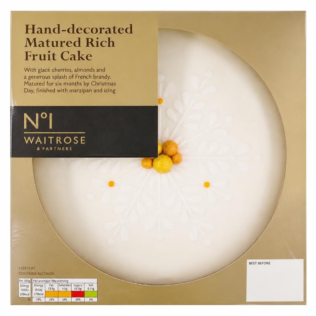 No.1 Hand Decorated Matured Rich Fruit Cake