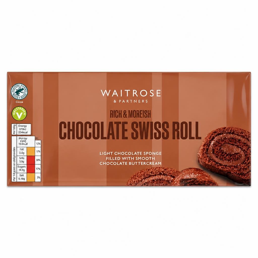 Waitrose Chocolate Swiss Roll