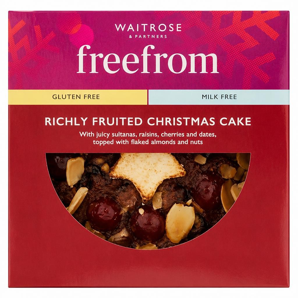 Waitrose Free From Milk & Gluten Free Christmas Cake