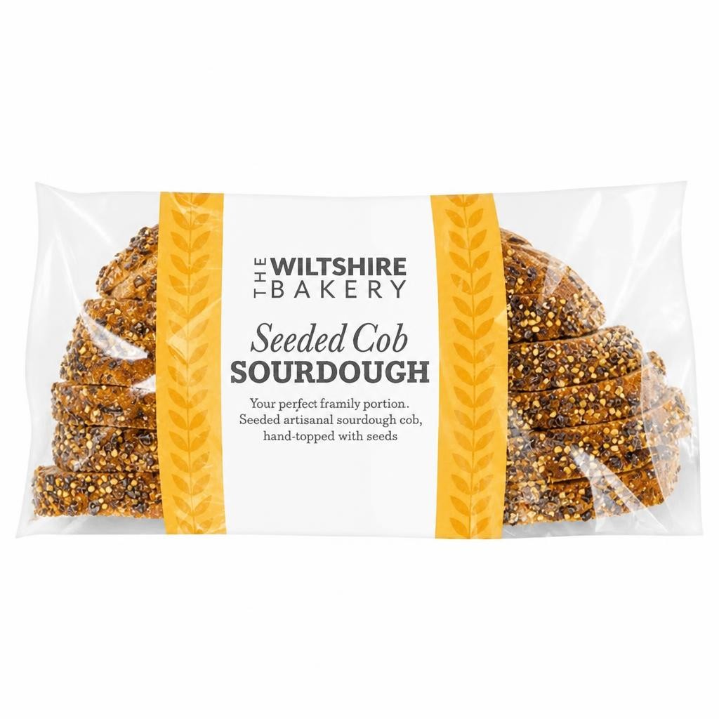 The Wiltshire Bakery Seeded Cob Sourdough Bread