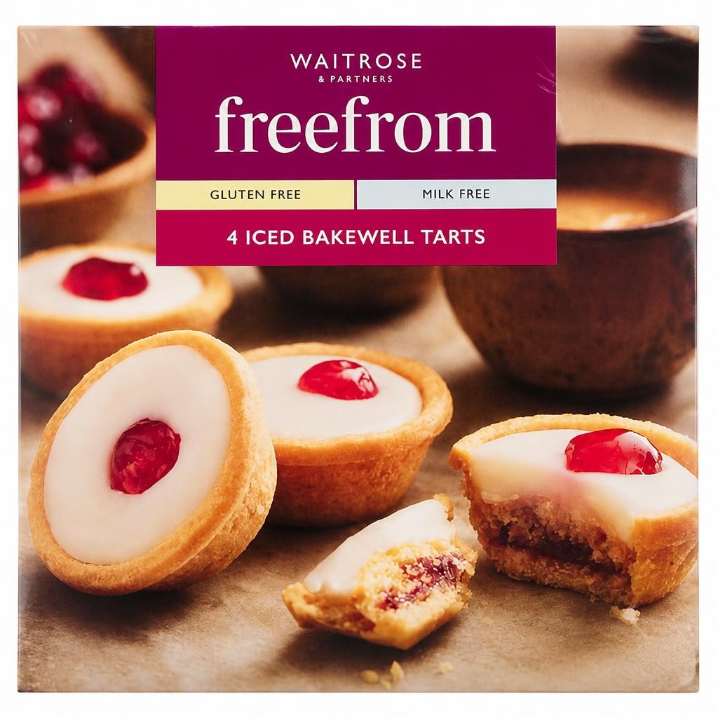 Waitrose Free From Gluten Cherry Bakewells