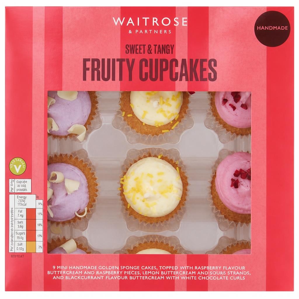 Waitrose Fruity Mini Cupcakes