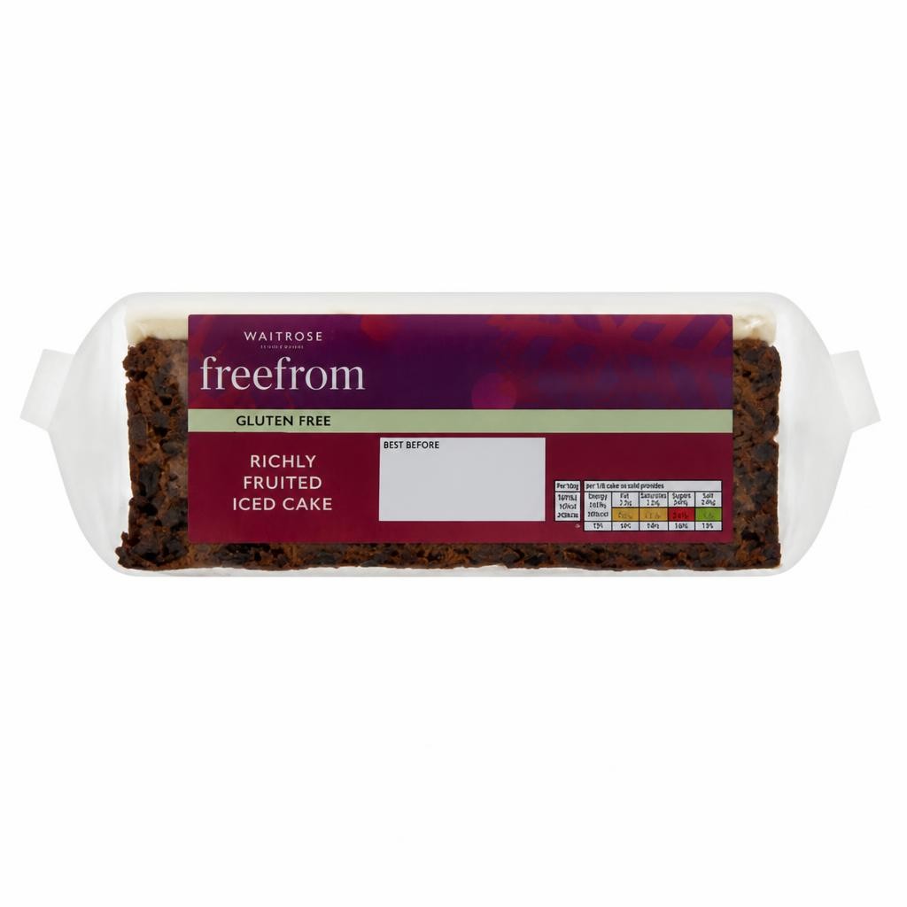 Waitrose Free From Richly Fruited Iced Cake