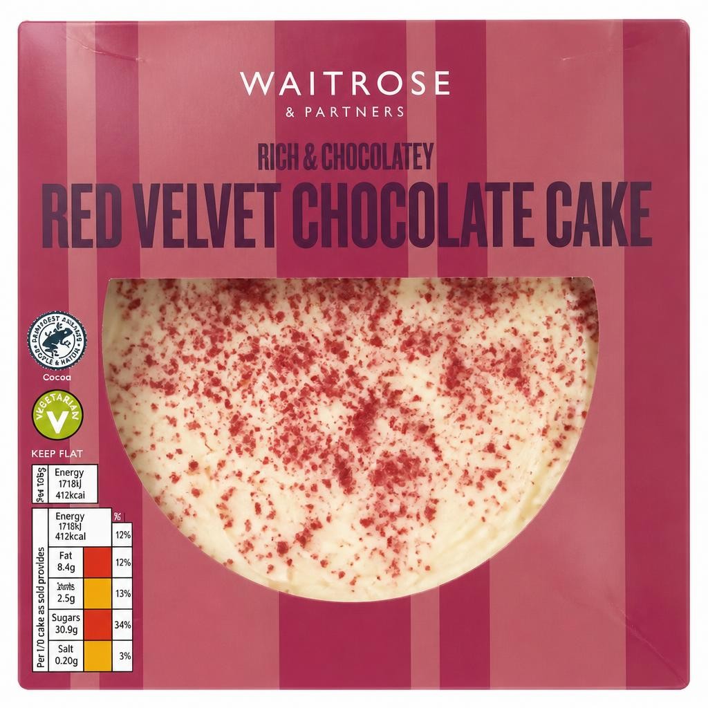 Waitrose Red Velvet Chocolate Cake