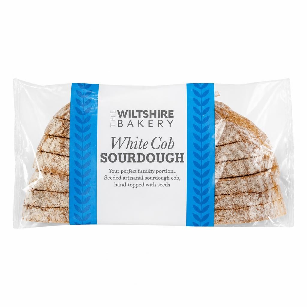 The Wiltshire Bakery White Cob Sourdough Bread