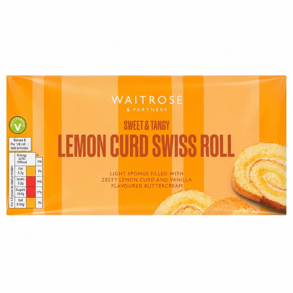 Waitrose Lemon Swiss Roll