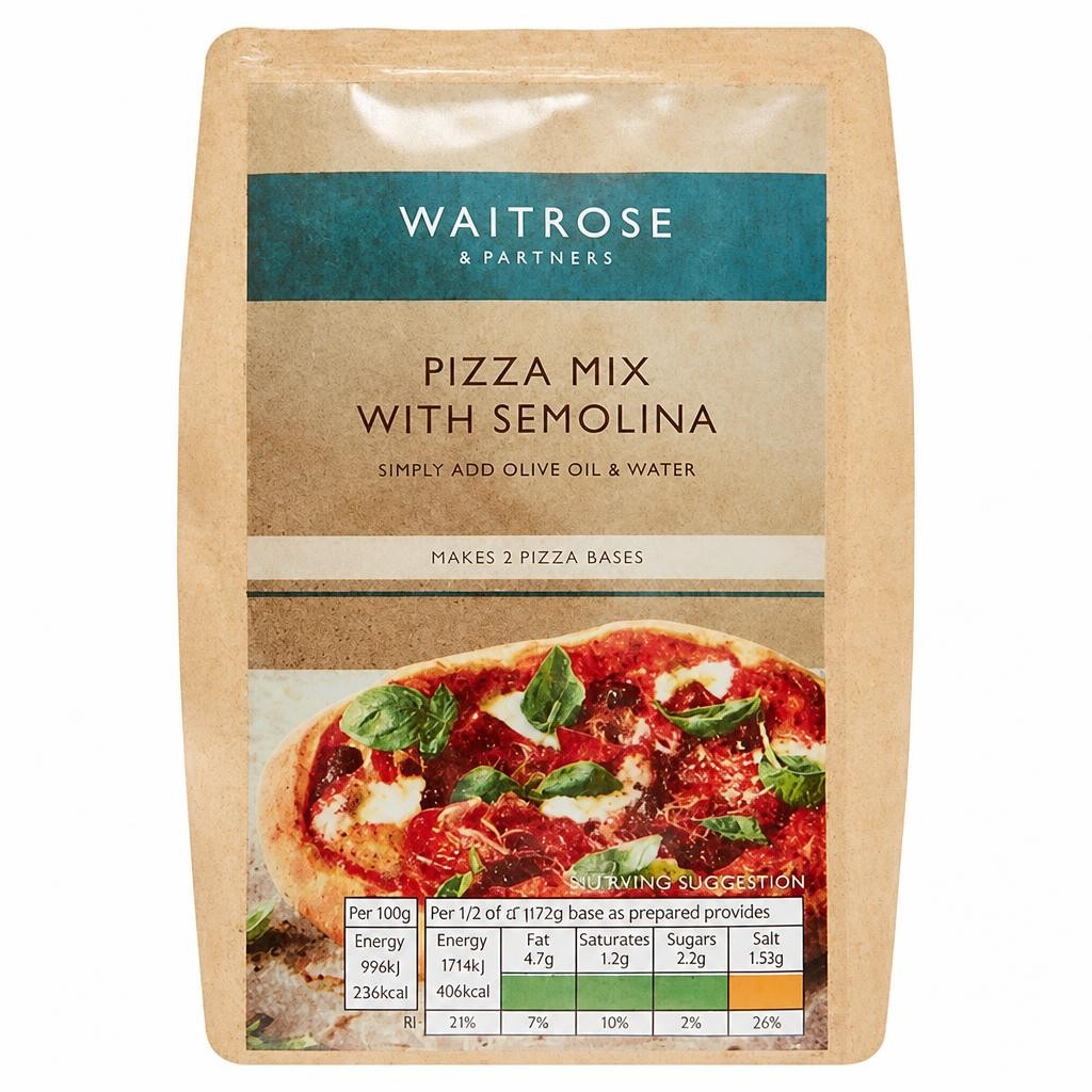 Waitrose Pizza Mix with Semolina