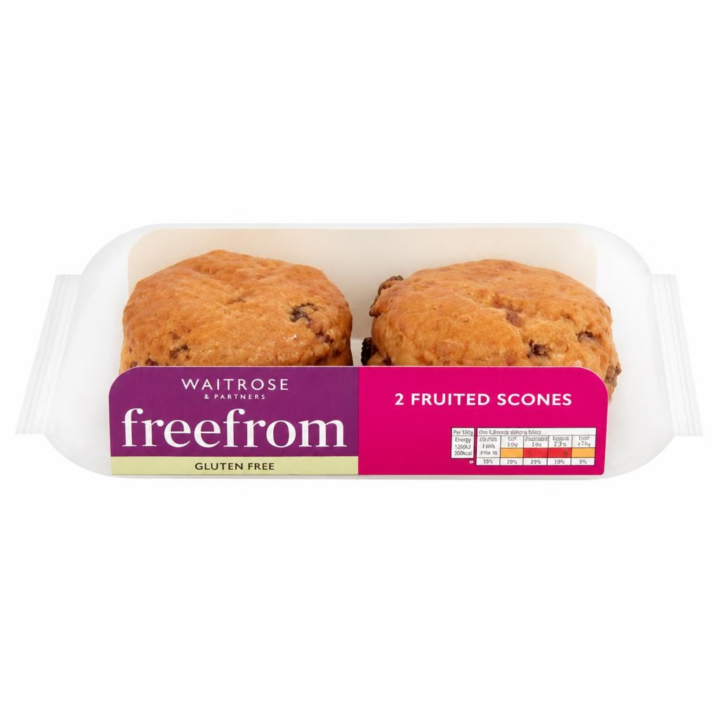 Waitrose Free From 2 Fruited Scones