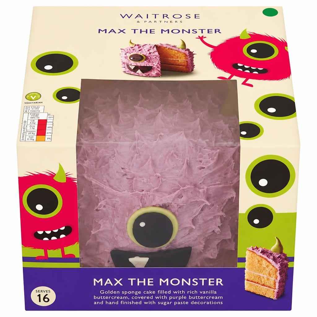 Waitrose Max the Monster Cake