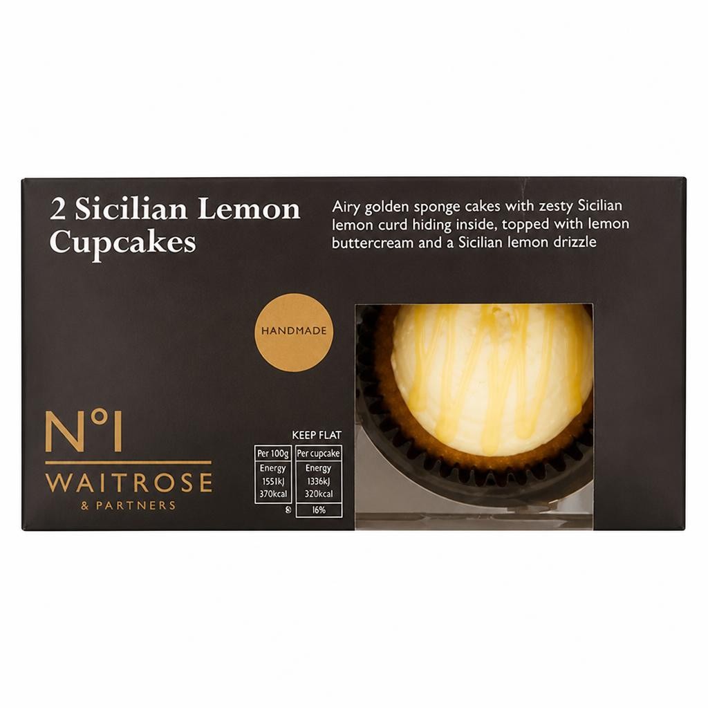 No.1 2 Sicilian Lemon Cupcakes