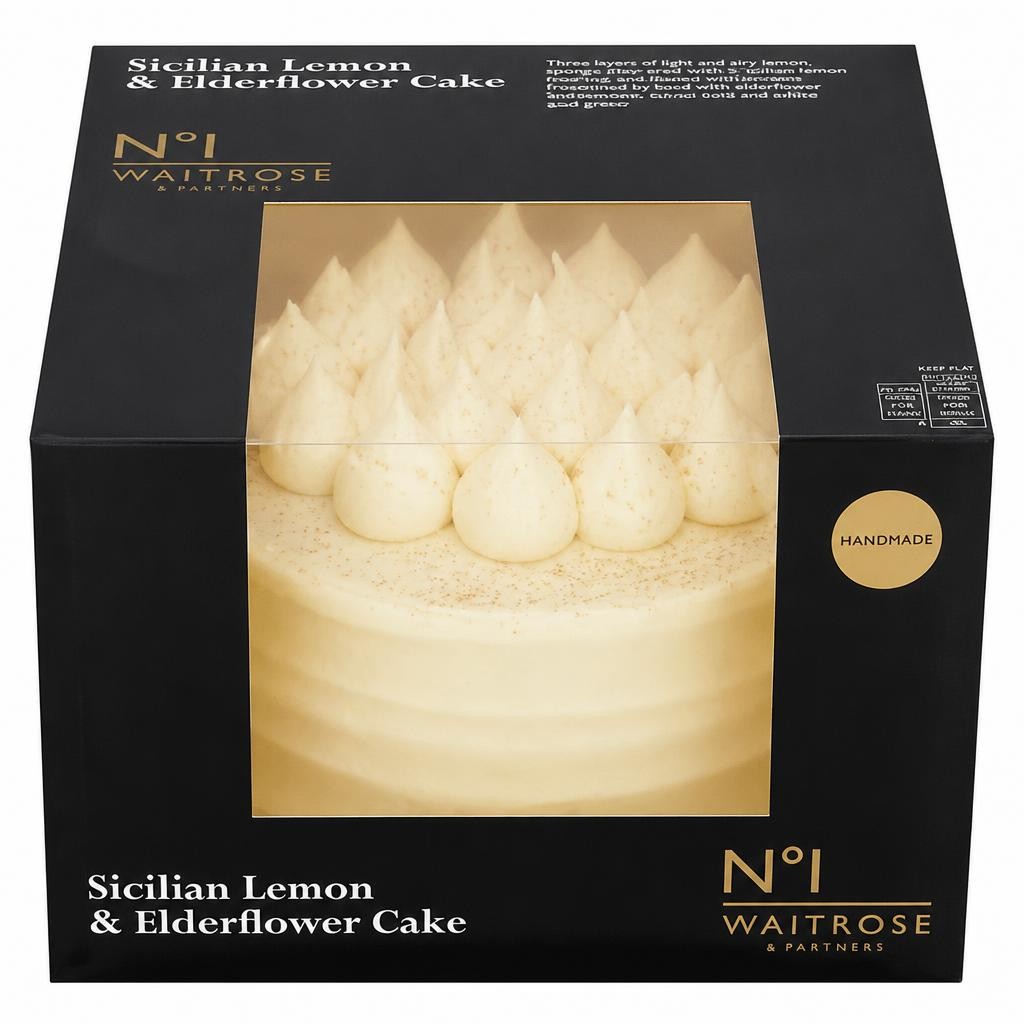 No.1 Sicilian Lemon & Elderflower Cake