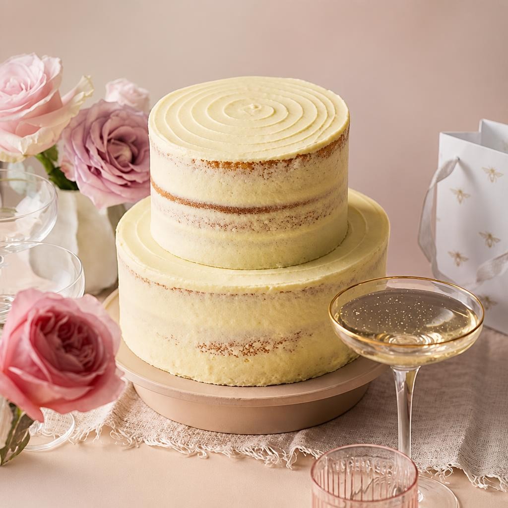 Two Tier Naked Cake