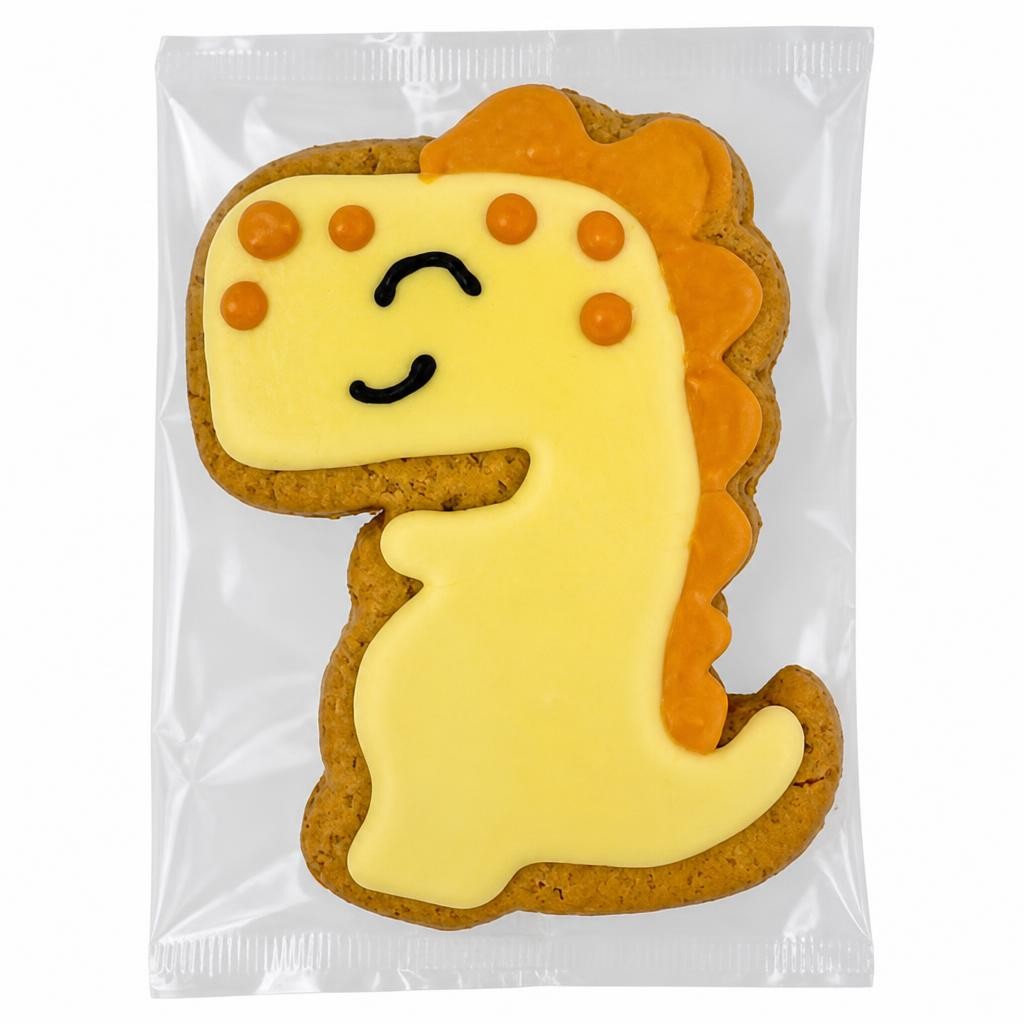 Iced Gingerbread Dylan the Dinosaur