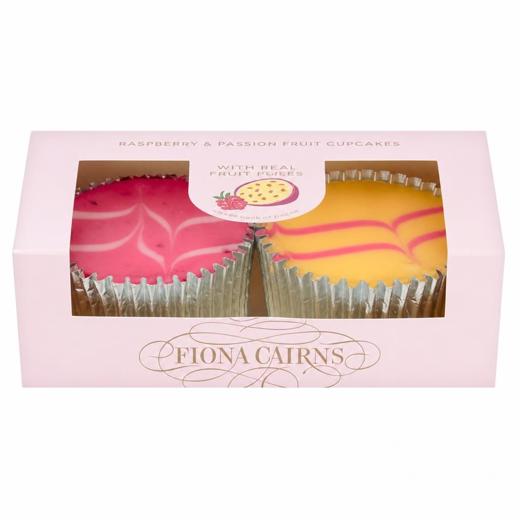 Fiona Cairns Raspberry & Passionfruit Cupcakes