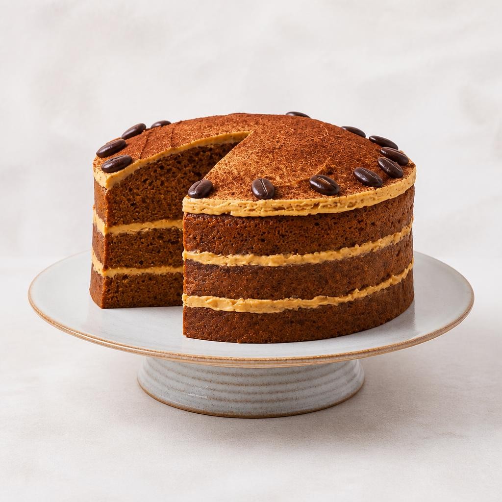 Triple Layer Cappuccino Cake