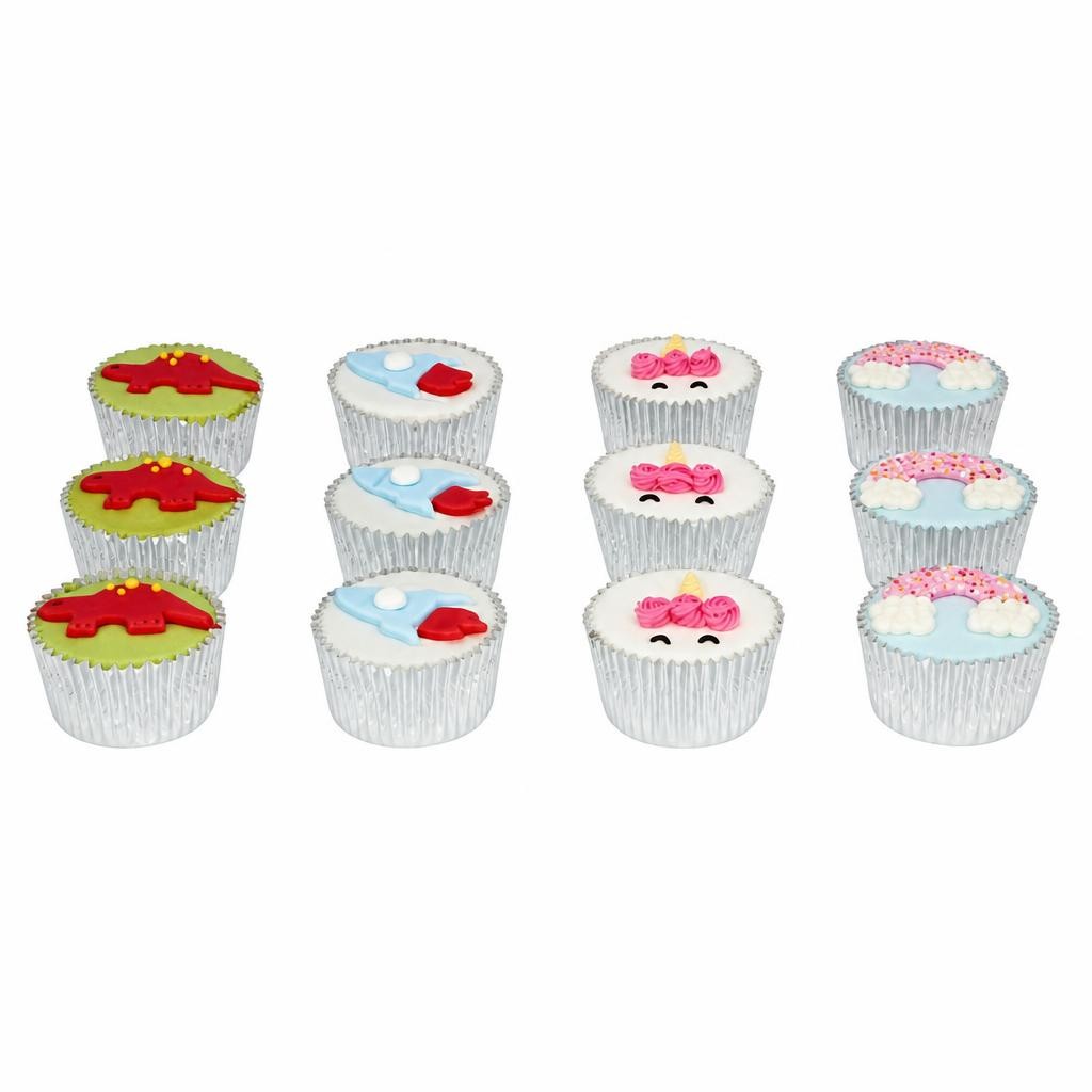 Fondant Topped Cupcake