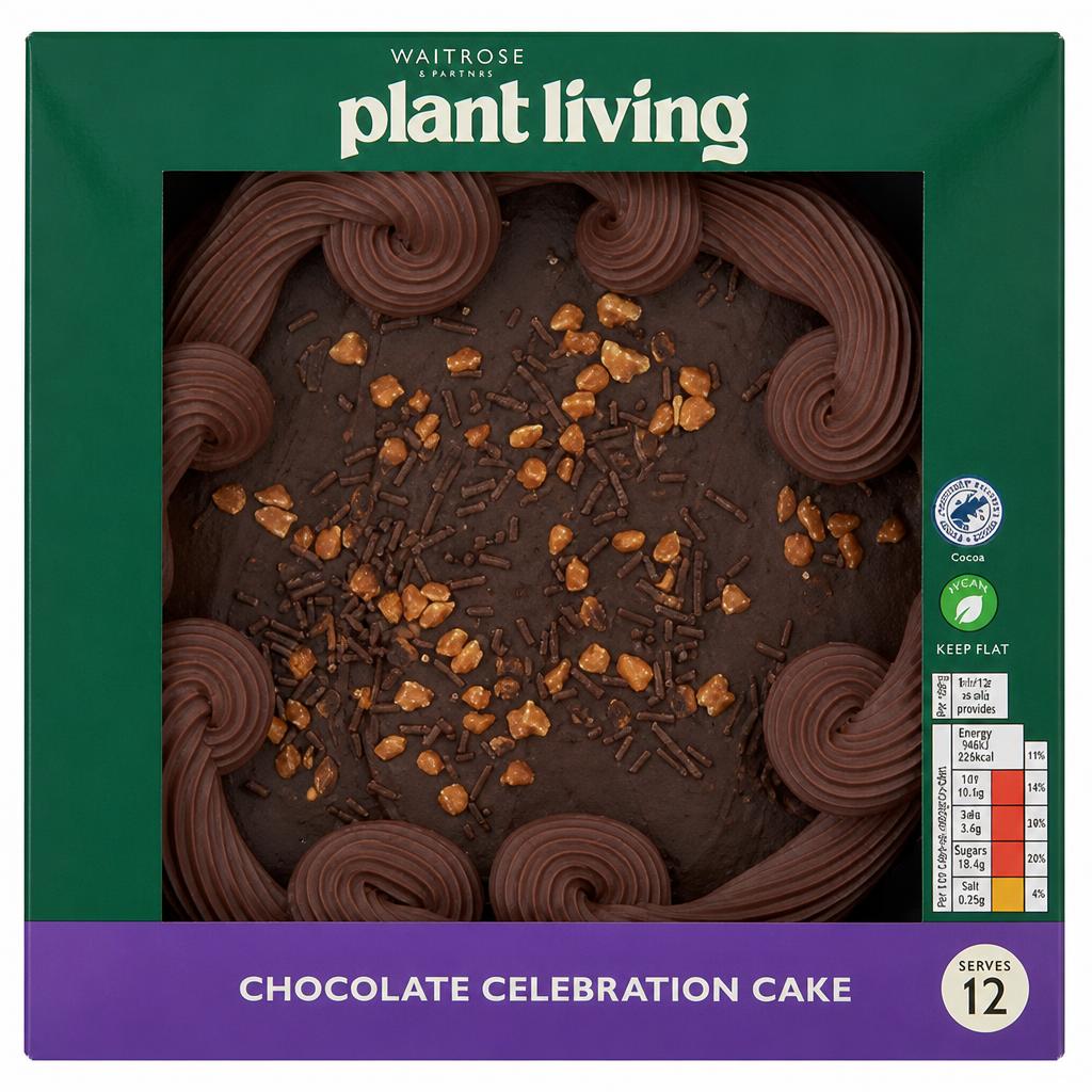 PlantLiving: Vegan Chocolate Celebration Cake