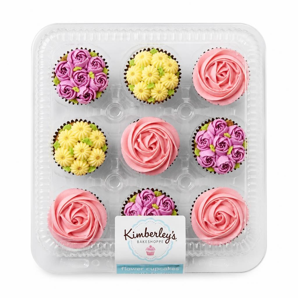 8 Floral Cupcakes