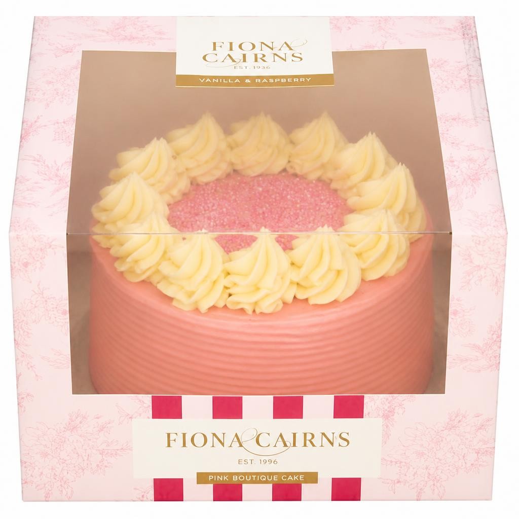 Fiona Cairns Golden Sponge Pink Boutique Cake