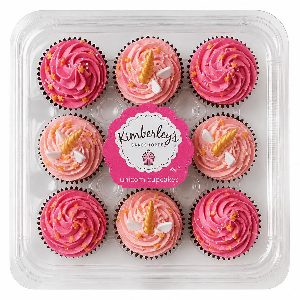 8 Unicorn Cupcakes