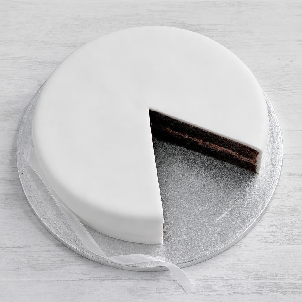 Undecorated Chocolate Cake