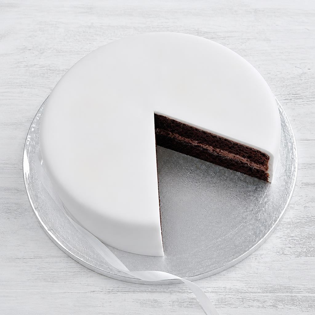 Undecorated Chocolate Cake