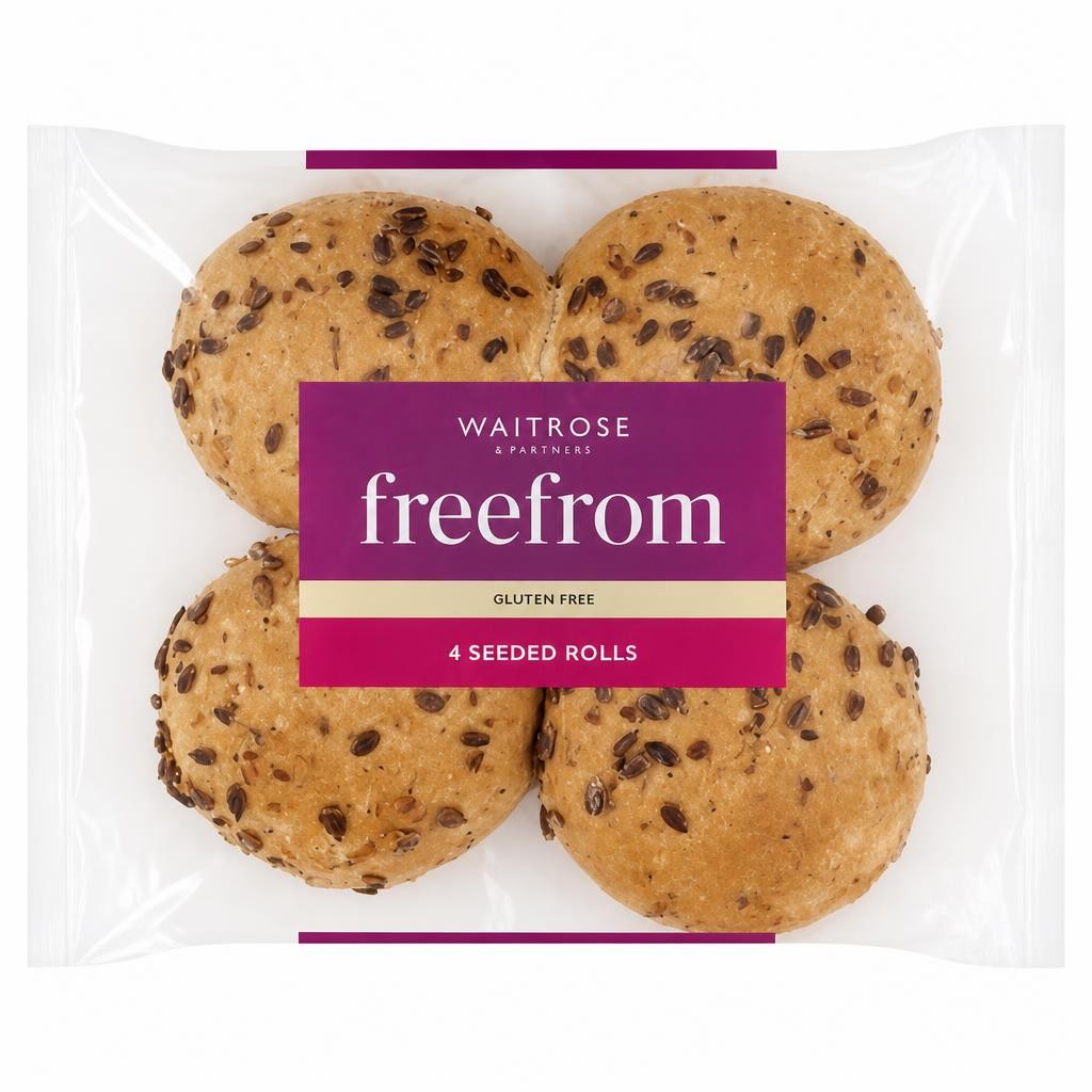 Waitrose Free From 4 Seeded Rolls