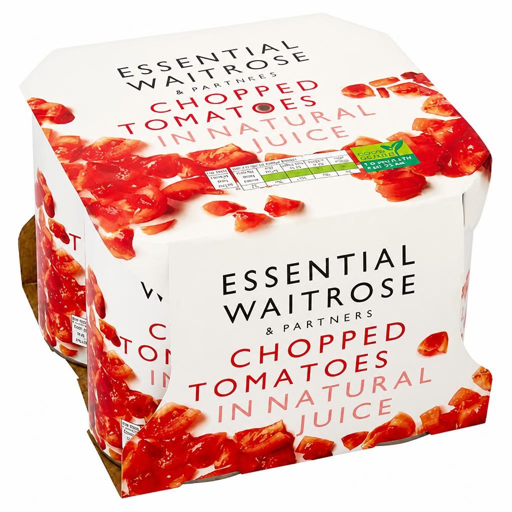 Essential Chopped Tomatoes in Natural Juice