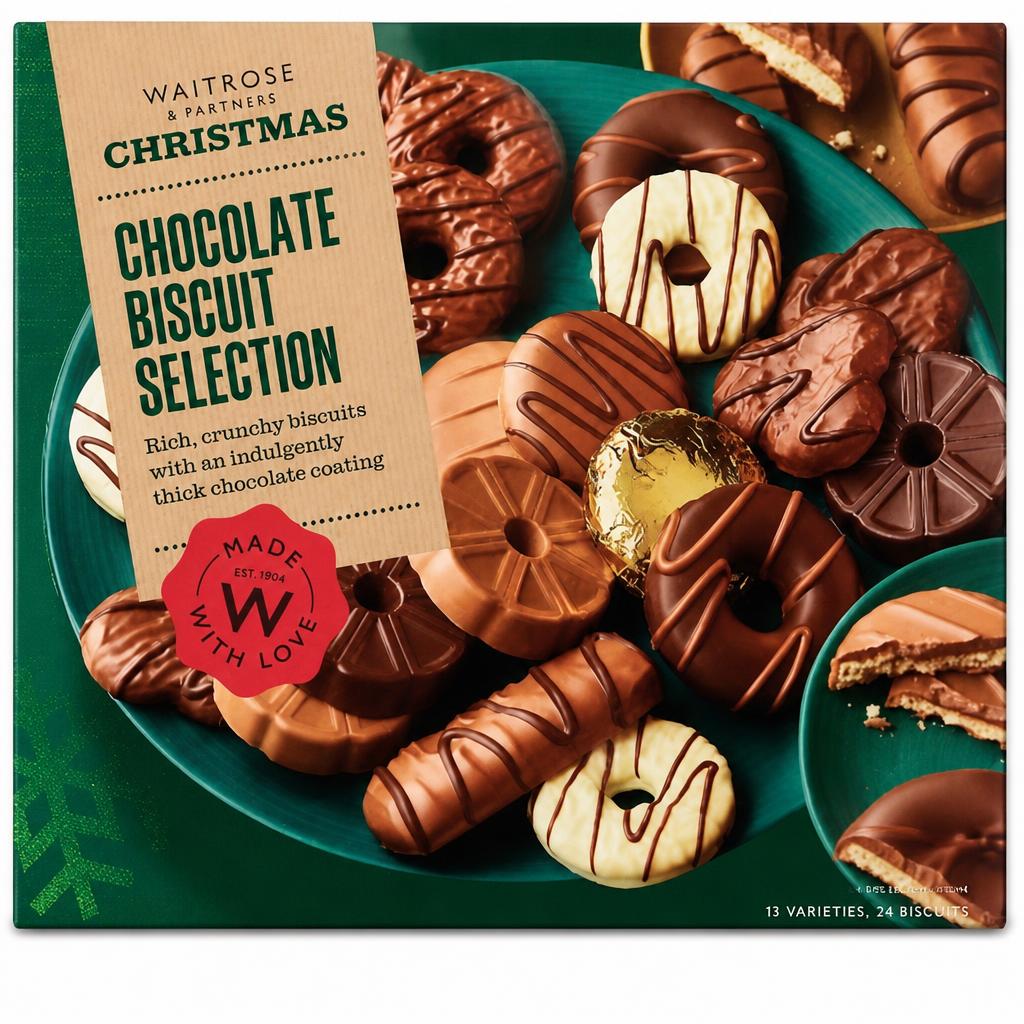Waitrose Christmas Chocolate Biscuit Selection