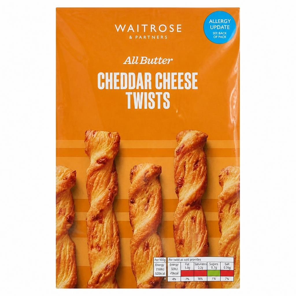 Waitrose All Butter Cheddar Cheese Twists