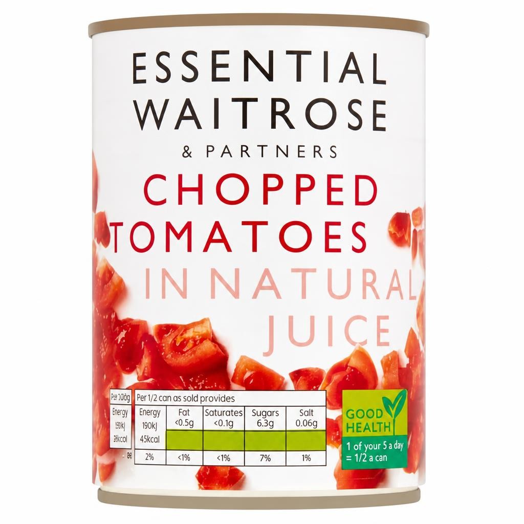 Essential Chopped Tomatoes in Natural Juice