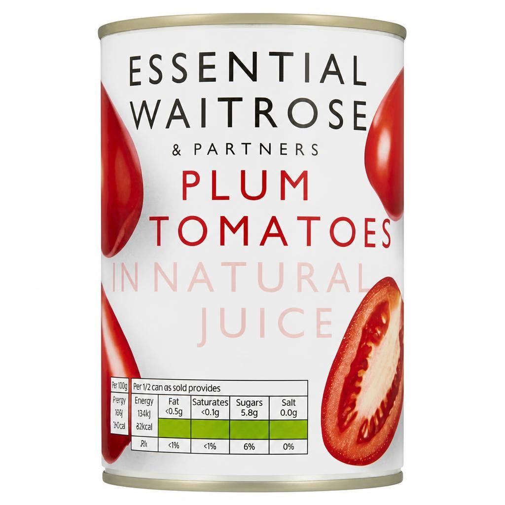 Essential Plum Tomatoes in Natural Juice