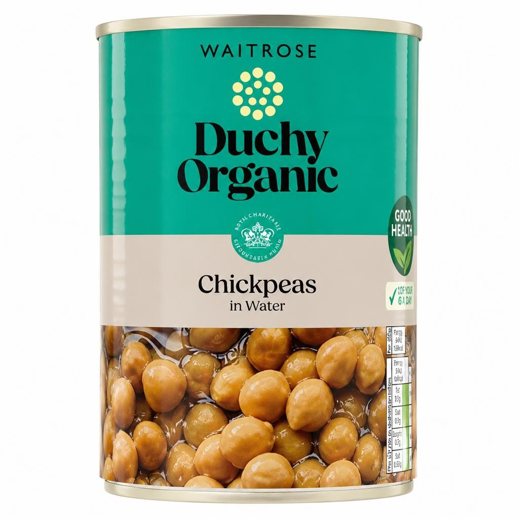 Duchy Organic Chickpeas in Water