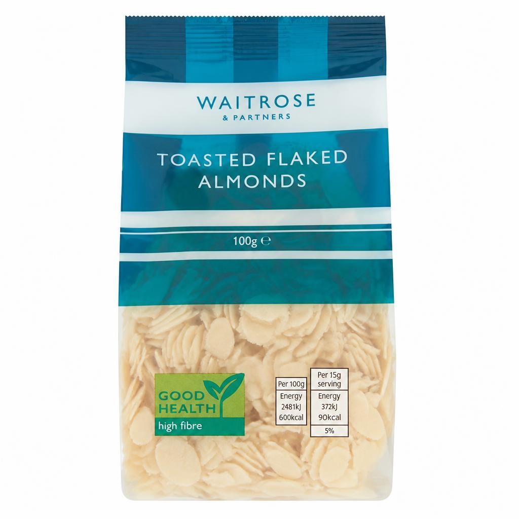 Waitrose Toasted Flaked Almonds
