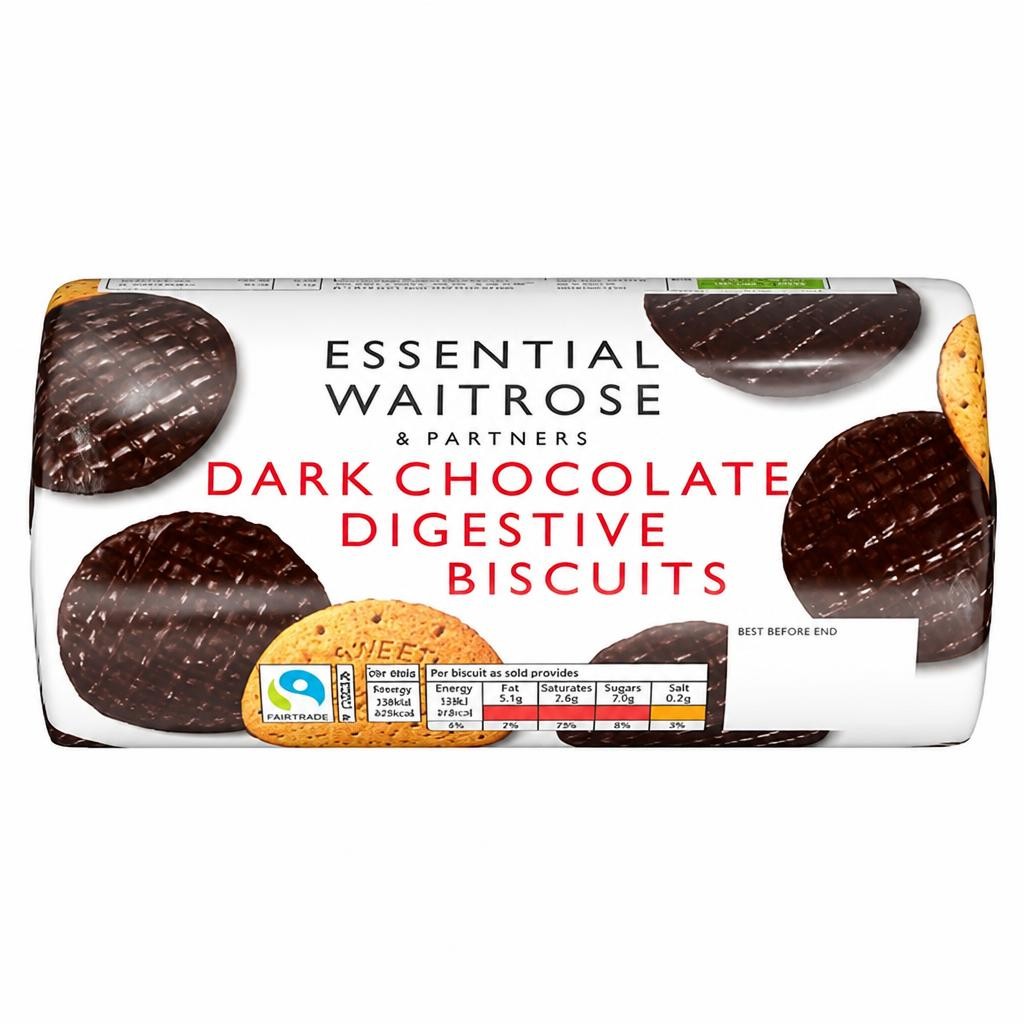 Essential Dark Chocolate Digestive Biscuits