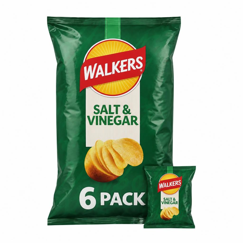 Walkers Salt & Vinegar Multipack Crisps