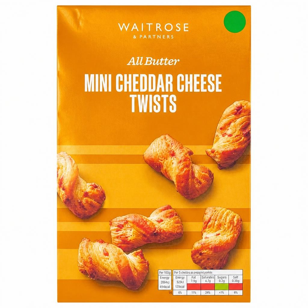 Waitrose All Butter Mini Cheddar Cheese Twists