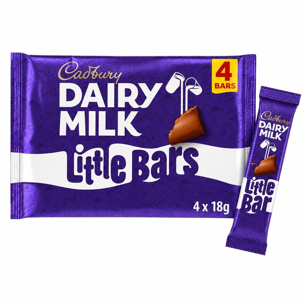 Cadbury Dairy Milk Little Chocolate Bars 4 pack