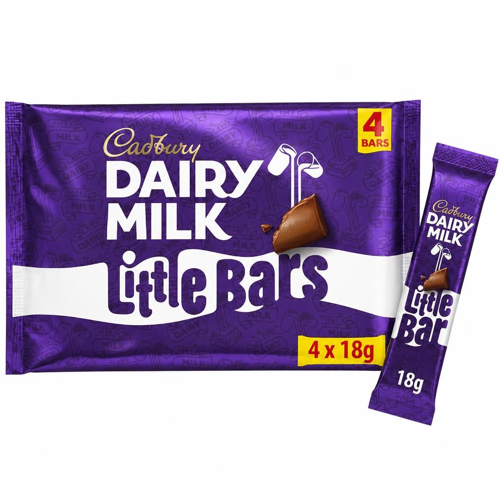 Cadbury Dairy Milk Little Chocolate Bars 4 pack