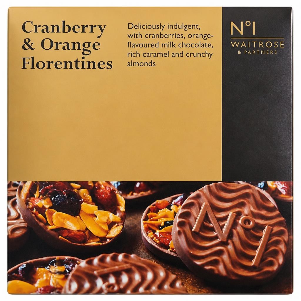 No.1 Cranberry & Orange Florentines