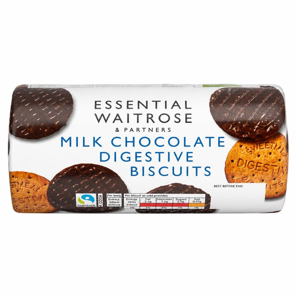 Essential Milk Chocolate Digestive Biscuits