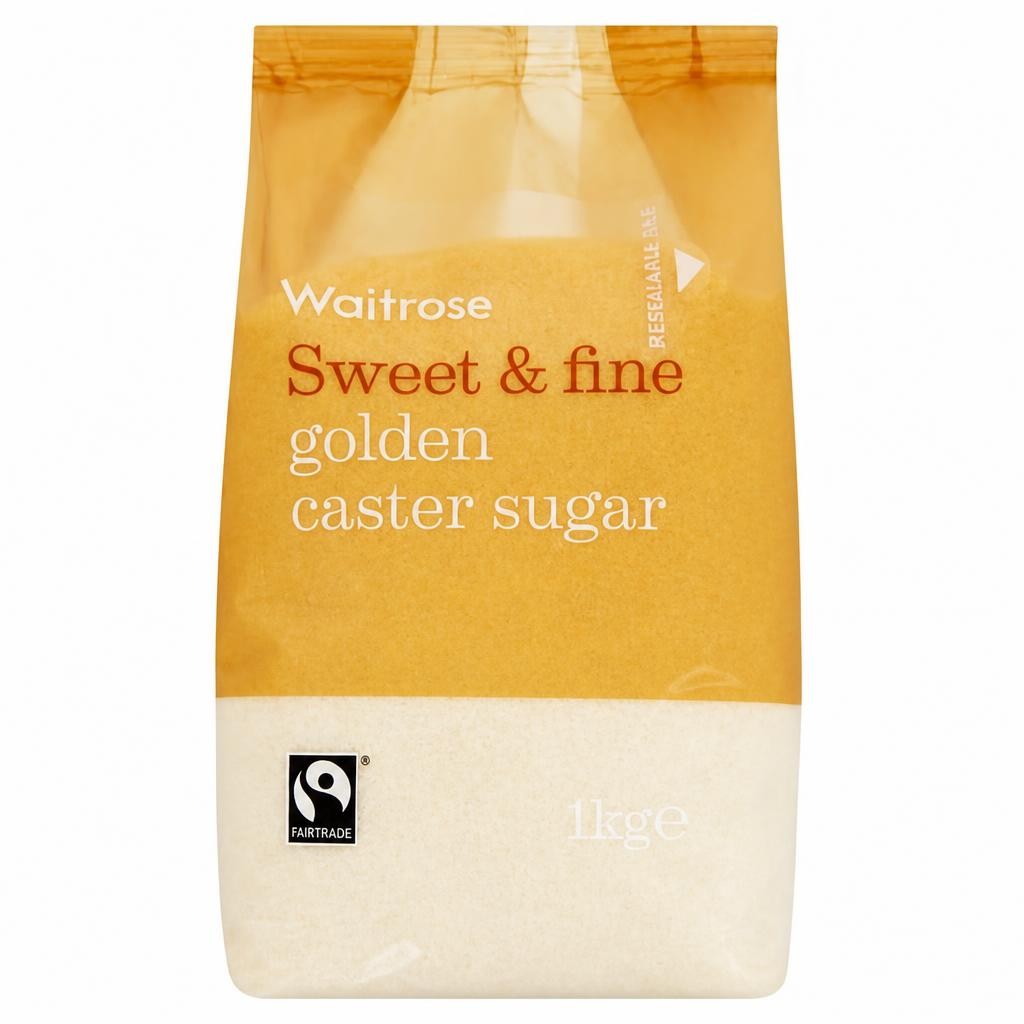 Waitrose Fairtrade Golden Caster Sugar