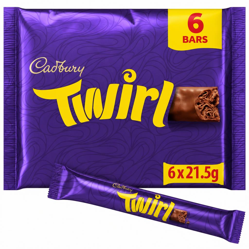 Cadbury Twirl Milk Chocolate 3 Pack Multipack