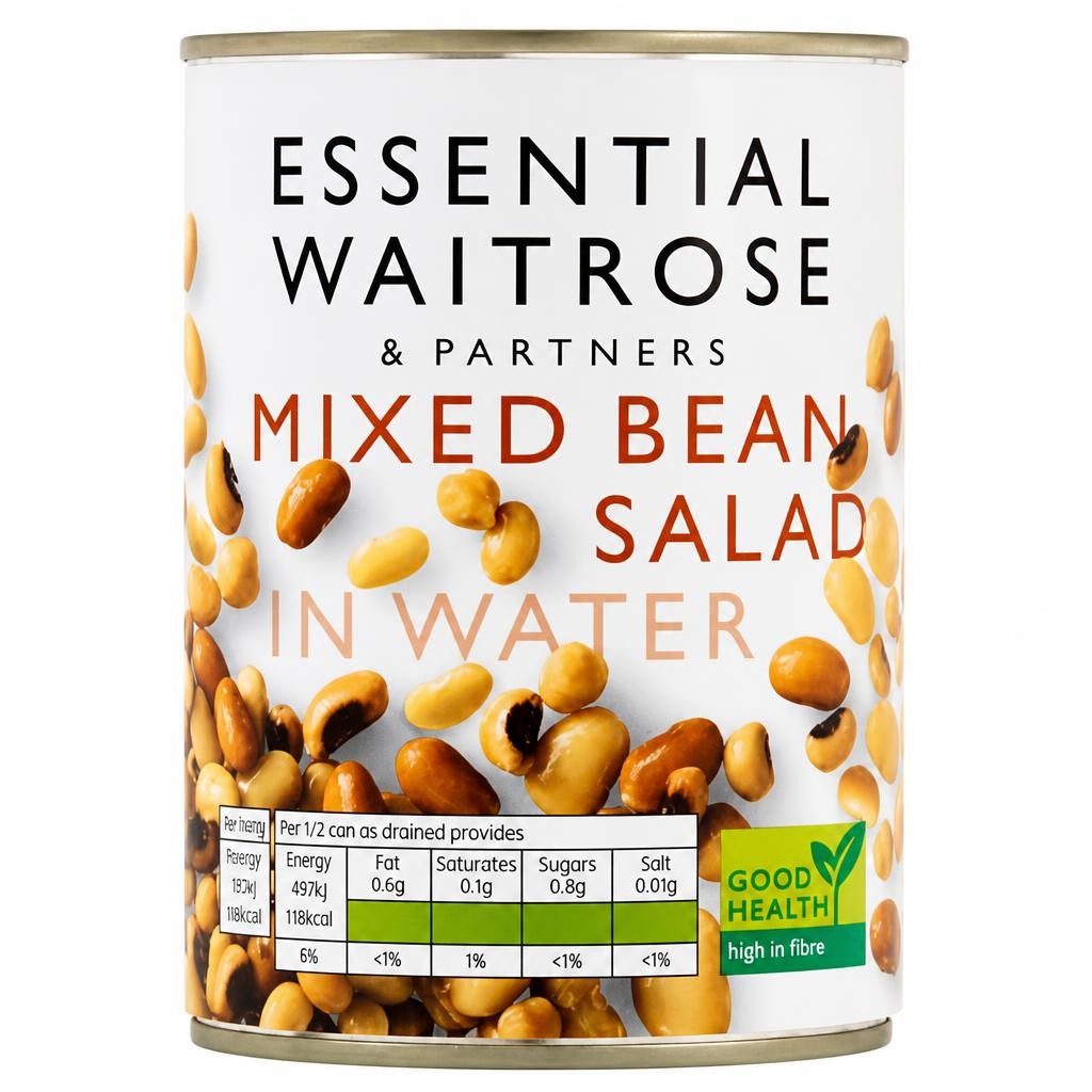 Essential Mixed Bean Salad in Water