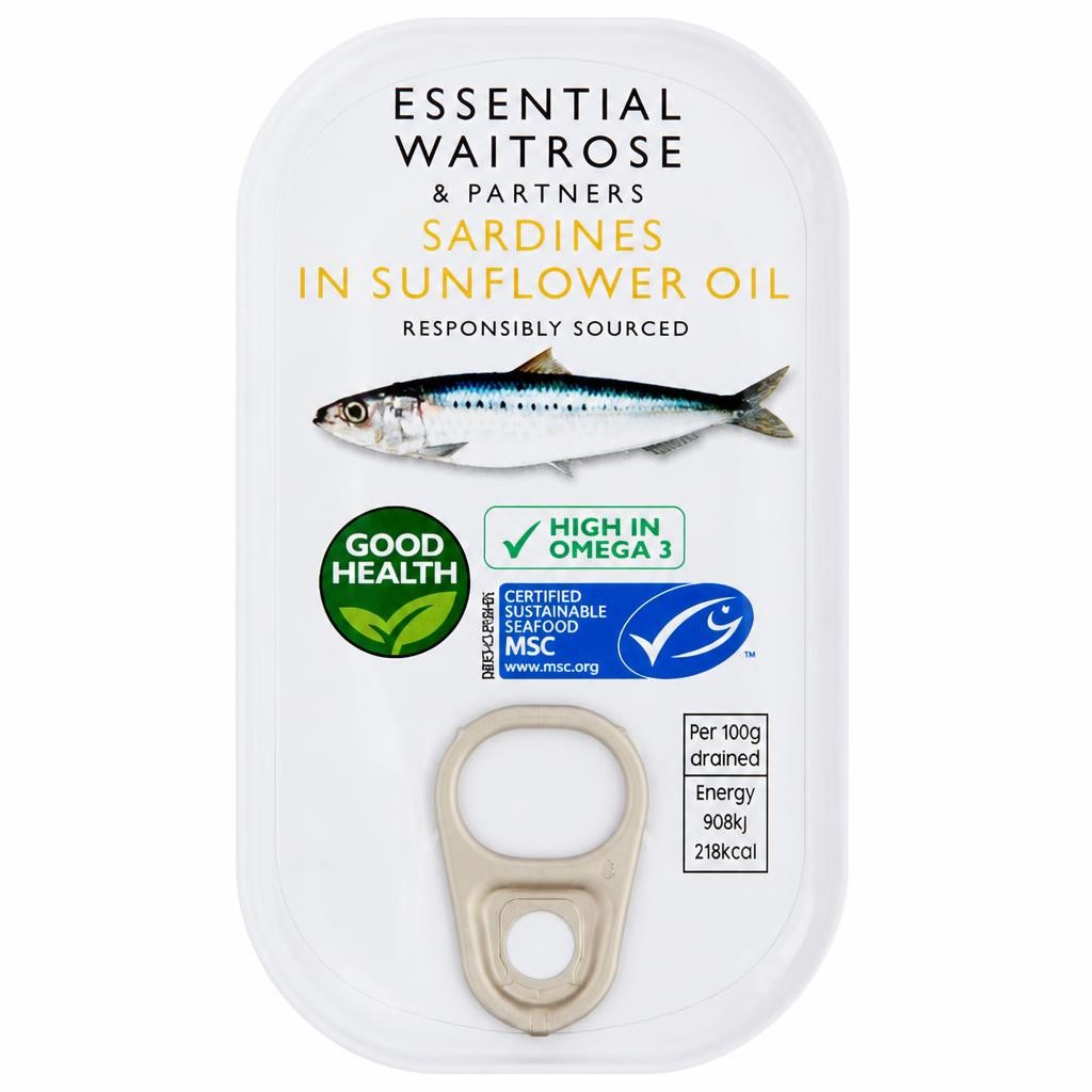 Essential Sardines in Sunflower Oil