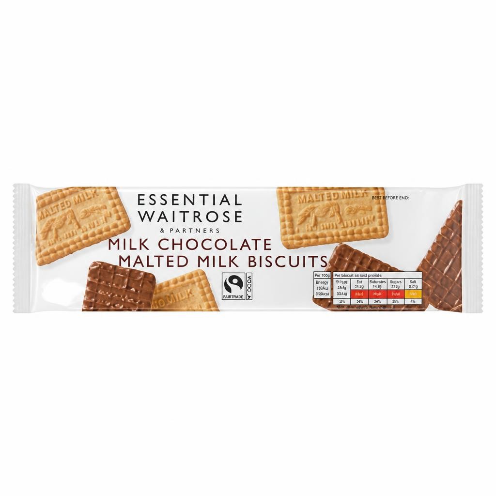 Essential Milk Chocolate Malted Milk Biscuits