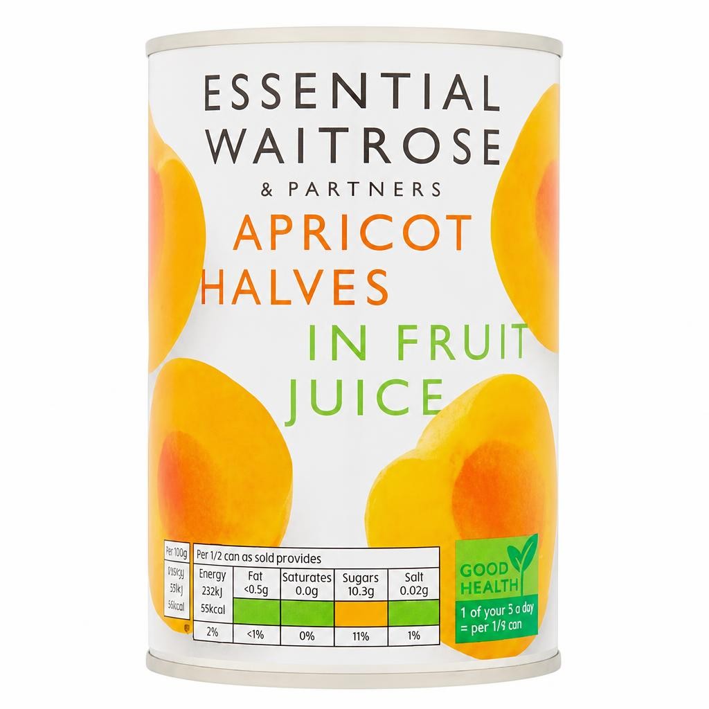 Essential Apricot Halves in Fruit Juice