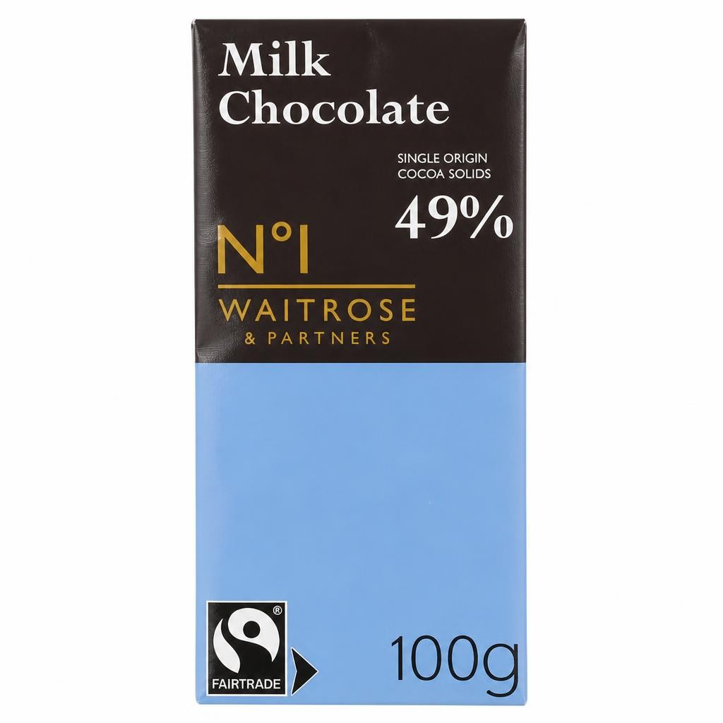 No.1 Fairtrade Dominican Republic Milk Chocolate
