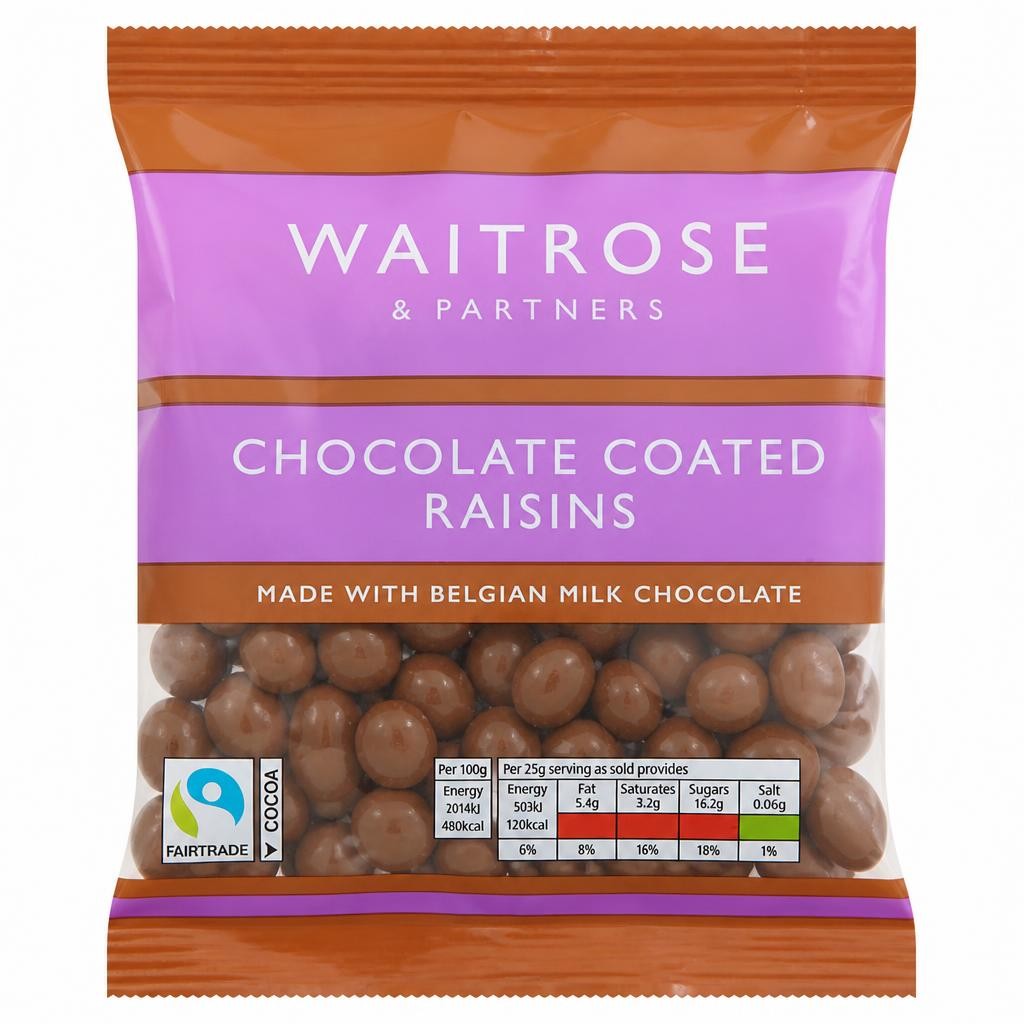 Waitrose Chocolate Coated Raisins
