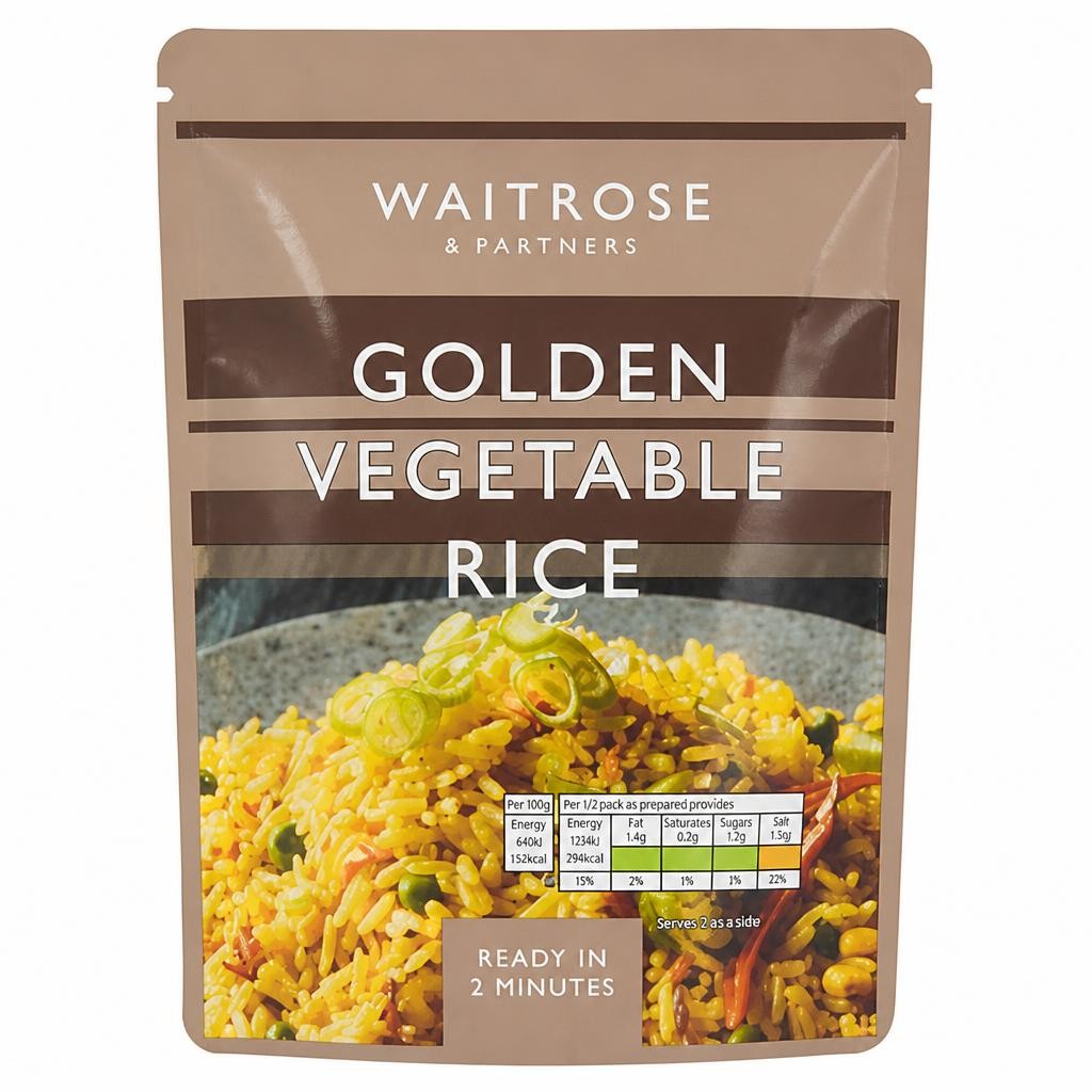 Waitrose Golden Vegetable Rice